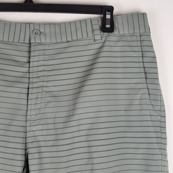 Nike Tour Performance Modern Tech 12” Golf Shorts Mens 38 Gray Striped Stretch - Picture 5 of 11